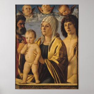 The Virgin & Child with St. Peter & St. Poster