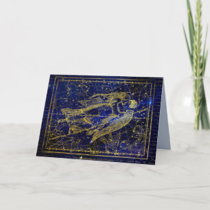 the virgin constellation greeting card