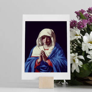 The Virgin in Prayer, 1640-50 (oil on canvas)