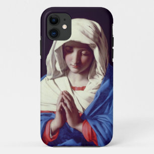 The Virgin in Prayer, 1640-50 (oil on canvas) iPhone 11 Case