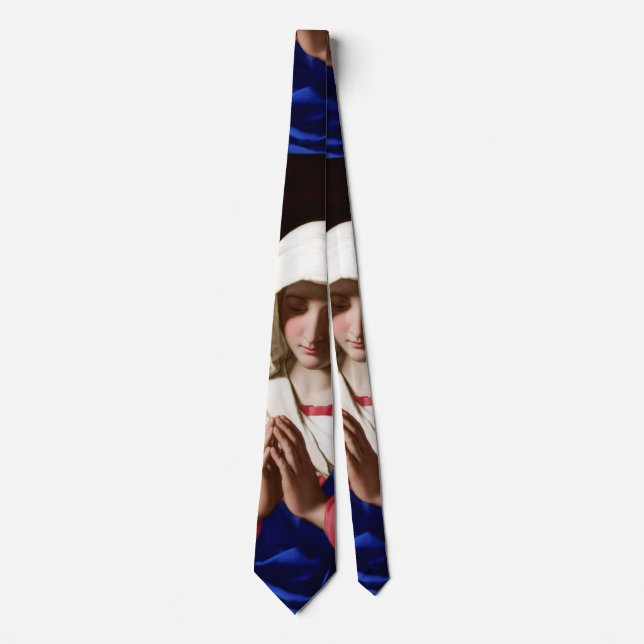 The Virgin in Prayer, Sassoferrato Tie (Front)