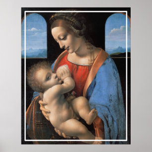 The Virgin Mary Breastfeeding The Christ Child-324 Poster
