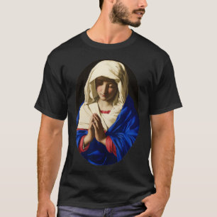 The Virgin Mary in Prayer Catholic  T-Shirt