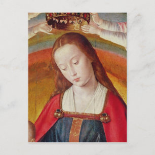 The Virgin Mary with her Crown Postcard