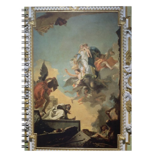 The Virgin of Carmel Giving the Scapula to the Ble Notebook (Front)