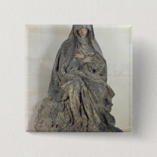 The Virgin of Sorrow 2 Inch Square Button