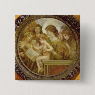 The Virgin of the Angels 2 Inch Square Button