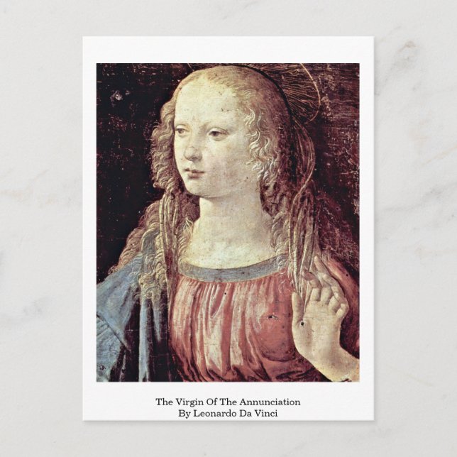 The Virgin Of The Annunciation By Postcard (Front)