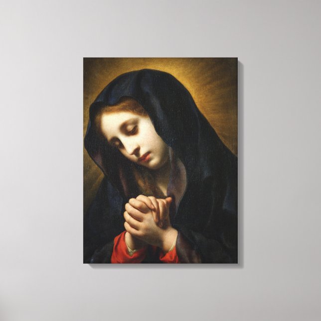 The Virgin of the Annunciation, c.1653-55 Canvas Print (Front)
