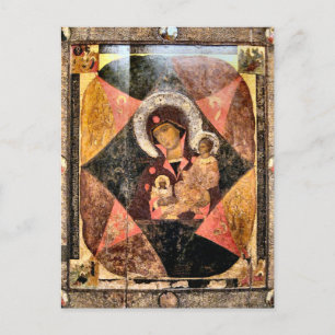 The Virgin of the Burning Bush Byzantine Icon Postcard