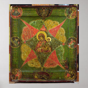 The Virgin of the Burning Bush, from Mount Athos Poster