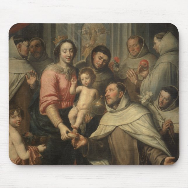 The Virgin of the Carmelites Mouse Pad (Front)