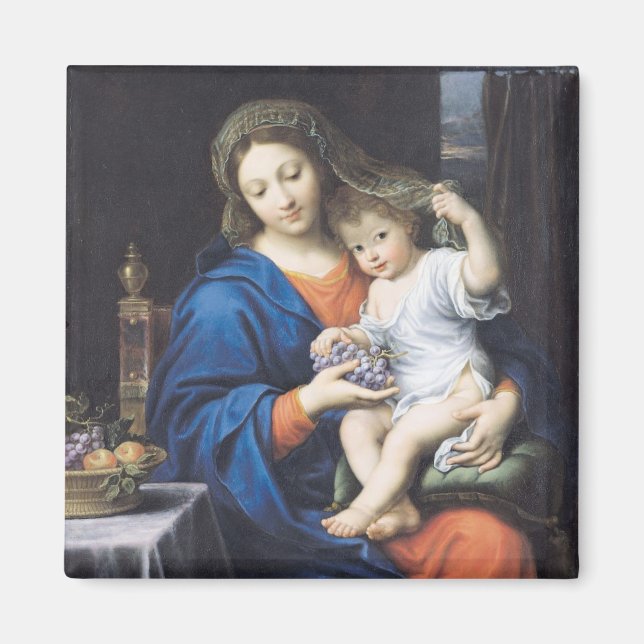 The Virgin of the Grapes, 1640-50 Magnet (Front)