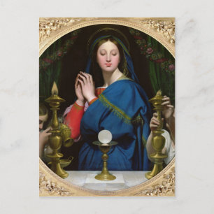 The Virgin of the Host, 1854 Postcard