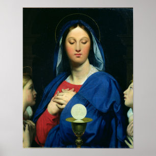 The Virgin of the Host, 1866 Poster