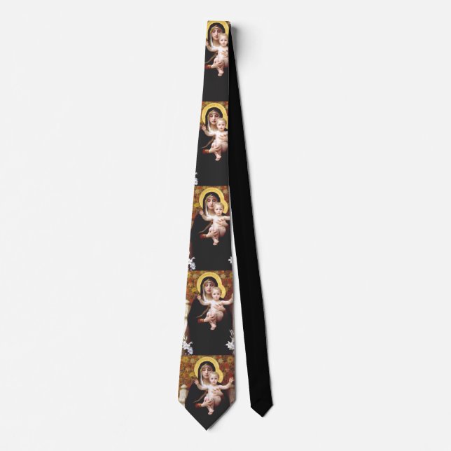 The Virgin of the Lilies Tie (Front)