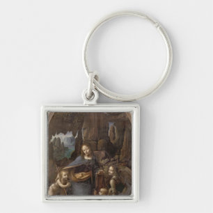 The Virgin of the Rocks , c.1508 Keychain