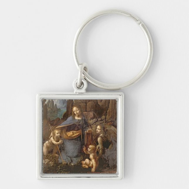 The Virgin of the Rocks Keychain (Front)