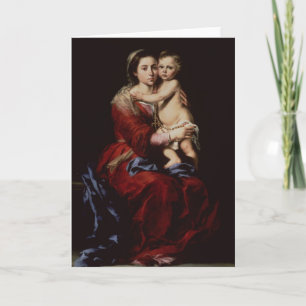 The Virgin of the Rosary, c.1650 Card