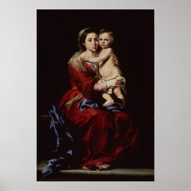 The Virgin of the Rosary, c.1650 Poster (Front)