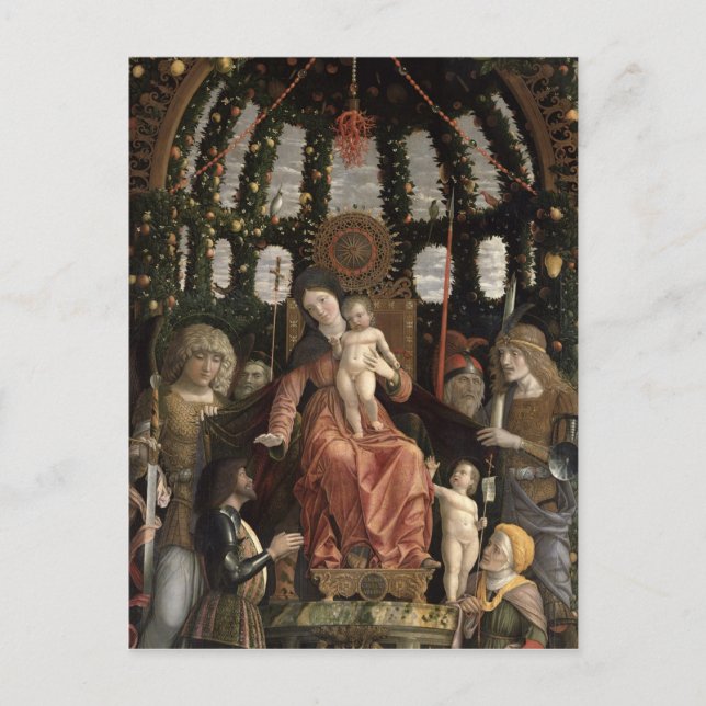 The Virgin of Victory or The Madonna and Child Postcard (Front)