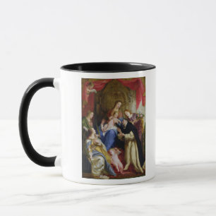 The Virgin Offering the Rosary Mug