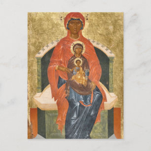 The Virgin, St. Anne and Christ, Angelos Akotantos Postcard