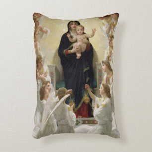 The Virgin with Angels, 1900 2 Decorative Pillow