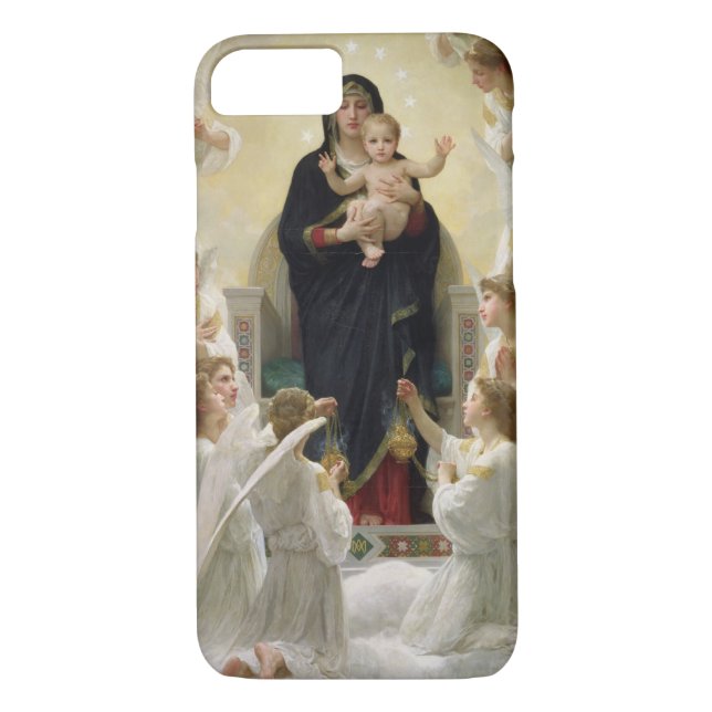 The Virgin with Angels, 1900 Case-Mate iPhone Case (Back)