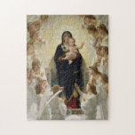 The Virgin with Angels, 1900 Jigsaw Puzzle<br><div class="desc">The Virgin with Angels,  1900 | by William-Adolphe Bouguereau | Art Location: Musee de la Ville de Paris,  Musee du Petit-Palais,  France | French Artist | Image Collection Number: XIR39429</div>