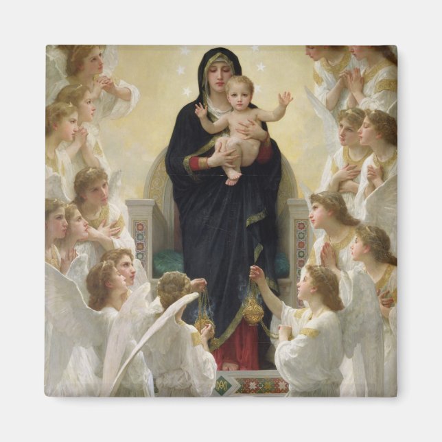 The Virgin with Angels, 1900 Magnet (Front)
