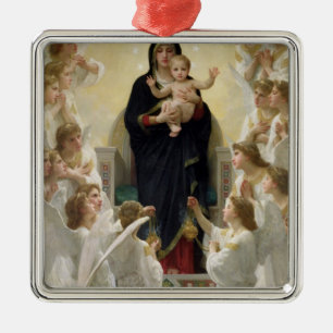The Virgin with Angels, 1900 Metal Ornament