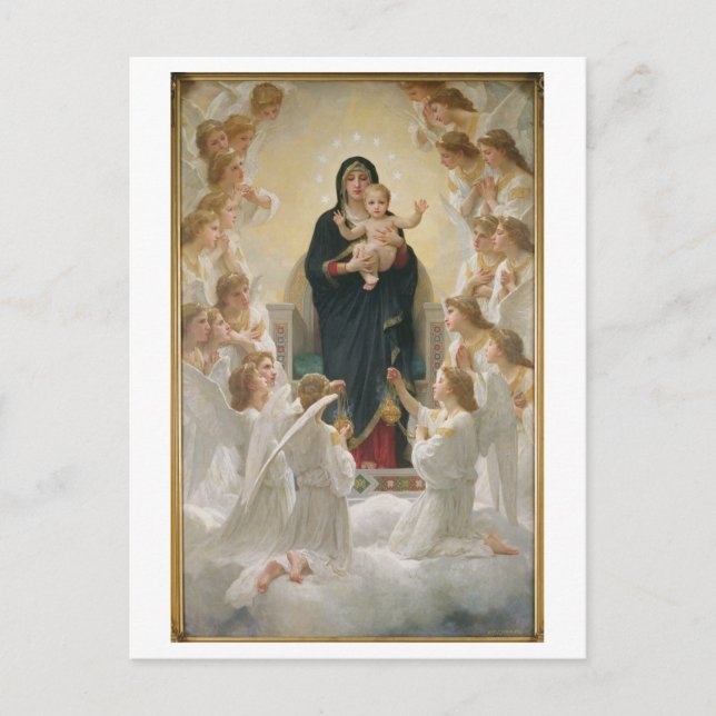 The Virgin with Angels, 1900 Postcard (Front)