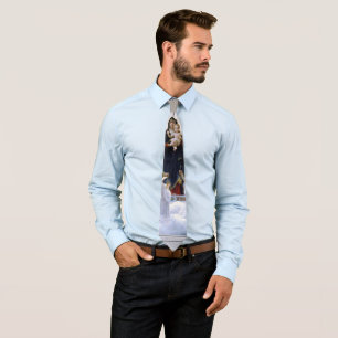 The Virgin with Angels by William Adolphe Bouguere Tie