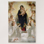 The Virgin With Angels -William-Adolphe Bouguereau Jigsaw Puzzle<br><div class="desc">William-Adolphe Bouguereau - The Virgin With Angels,  1900.</div>