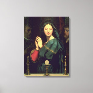 The Virgin with the Host, 1841 Canvas Print