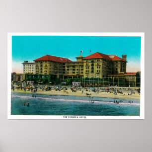 The Virginia Hotel, Long Beach, California Poster