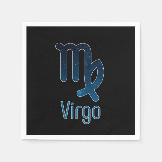 The Virgo Constellation - Galaxy  Napkin (Front)