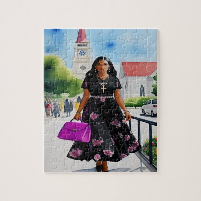 The Virtuous Church Woman Jigsaw Puzzle (Vertical)