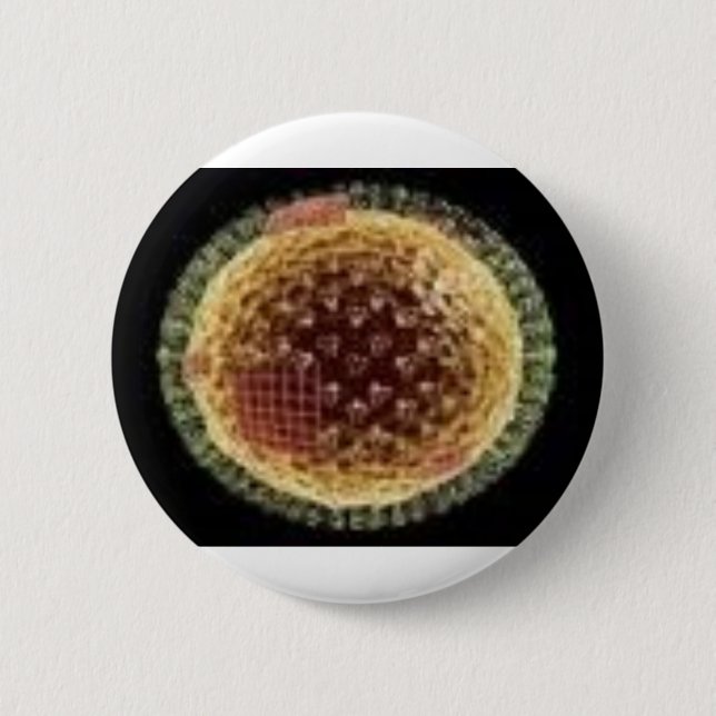 THE VIRUS 2009 2 INCH ROUND BUTTON (Front)