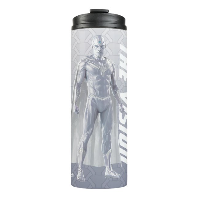 The Vision Character Art Thermal Tumbler (Front)