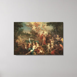The Vision of Aeneas in the Elysian Fields Canvas Print