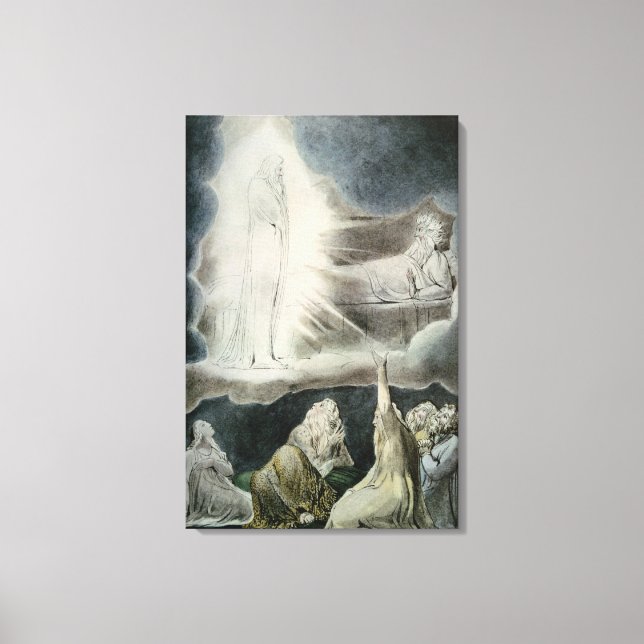 The Vision of Eliphaz, 1825 Canvas Print (Front)