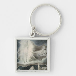 The Vision of Eliphaz, 1825 Keychain
