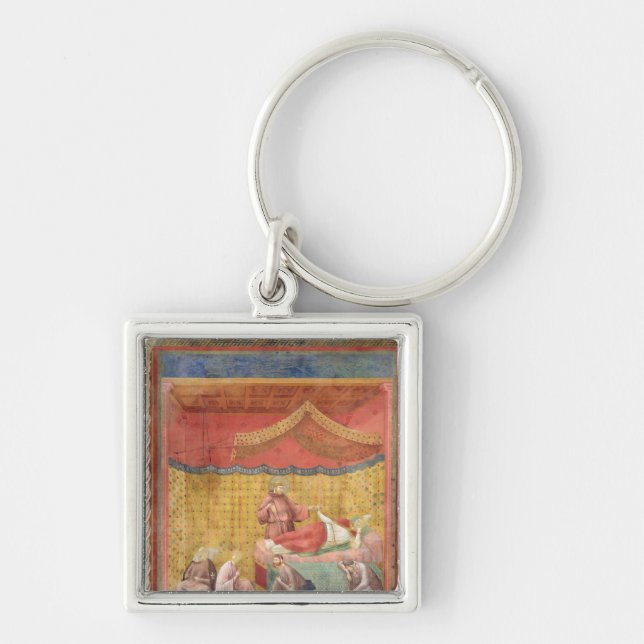The Vision of Pope Gregory IX  1297-99 Keychain (Front)