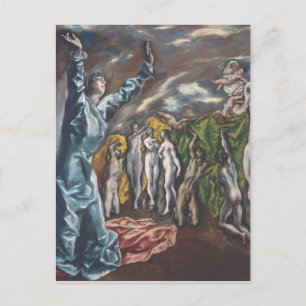 The Vision of Saint John Postcard
