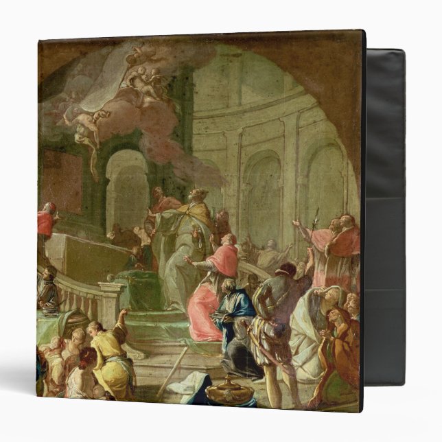 The Vision of St. Benedict, c.1760 Binder (Front/Inside)