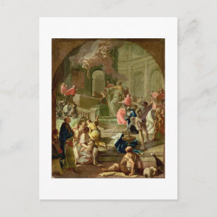 The Vision of St. Benedict, c.1760 Postcard
