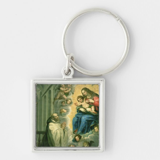 The Vision of St. Bernard, 1634 Keychain (Front)