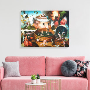 The Vision of Tondal   Hieronymus Bosch   Canvas Print